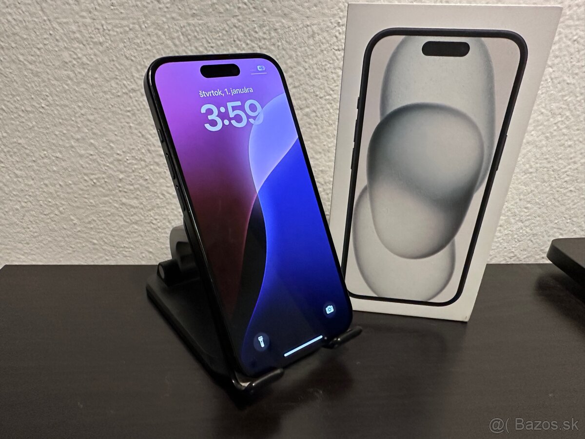 iPhone 15 128Gb 100% Zdravie Batérie