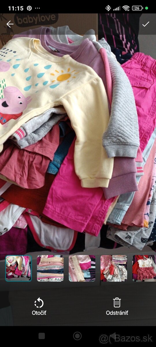 Veľký balík 92 dievča