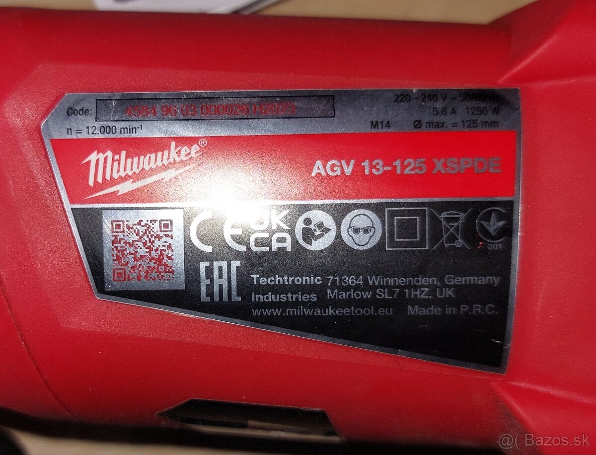 Aku priama brúska MILWAUKEE M12 FDGS