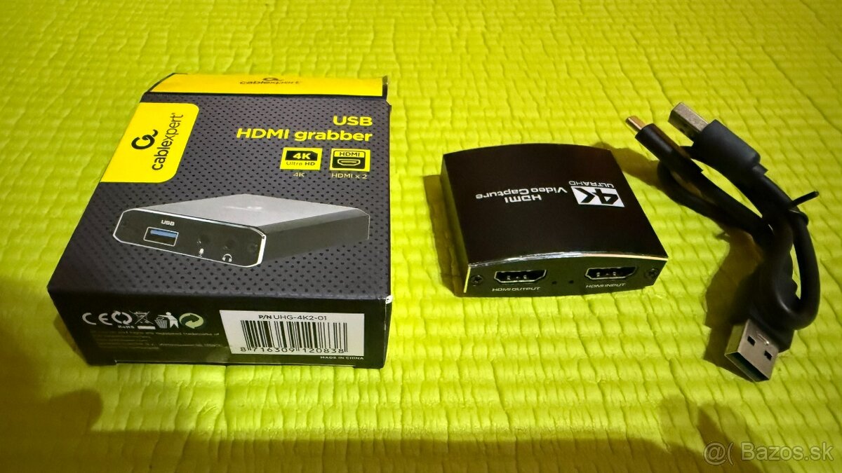 Cablexpert USB HDMI Grabber 4K – nepouzity