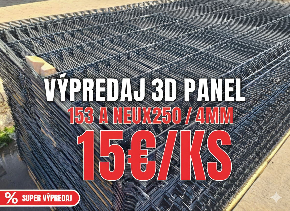 3D plotove panely, vsetky oplotenia, branky brany
