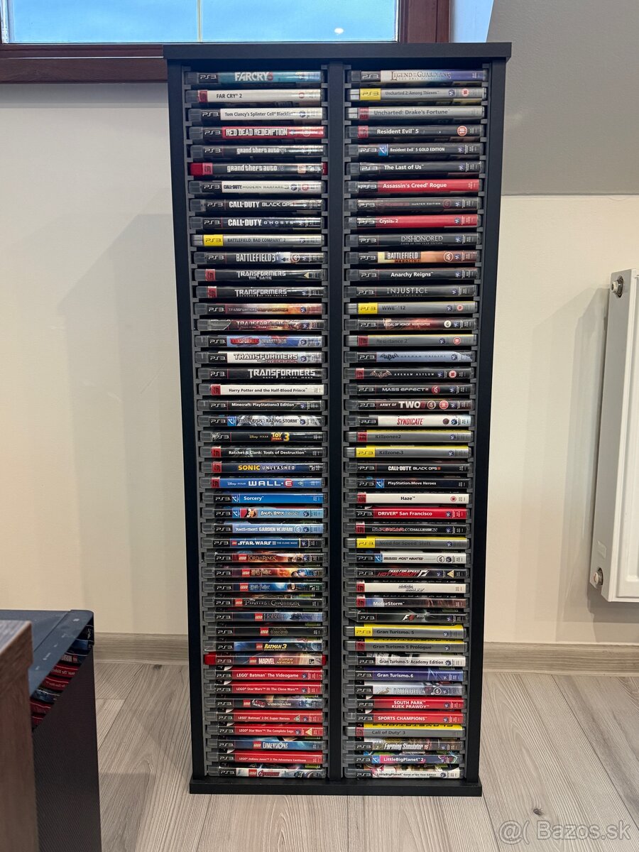 regál na hry 90ks ps3 ps4