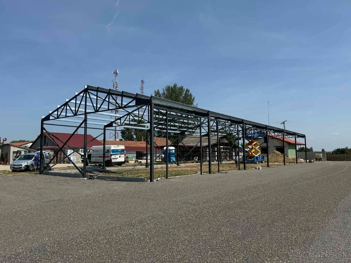 KONŠTRUKCIA HALY 12x 30x 6m