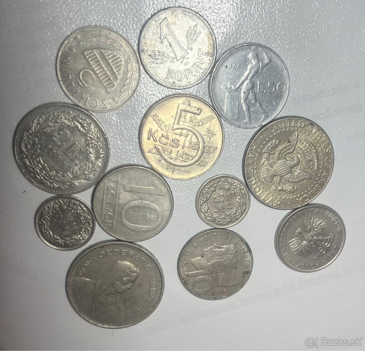 Mix vzácne mince rôzne štáty