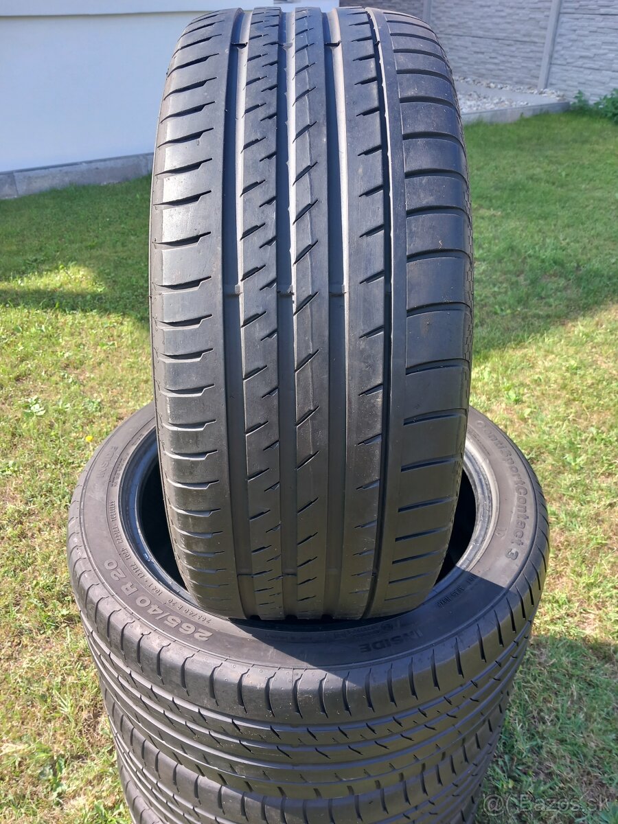 265/40 r20 letne pneumatiky