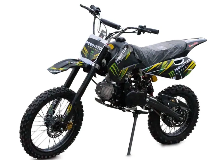NOVÁ CROSS motorka BS 125ccm – 17/14 kolesá, BIG FRAME, manu