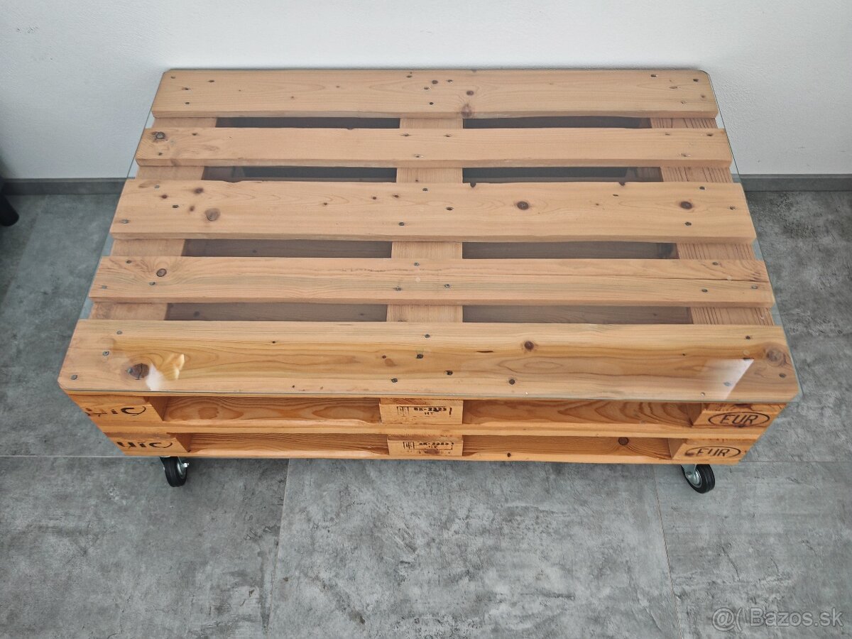 Konferenčný stolík +TV stolík z paliet