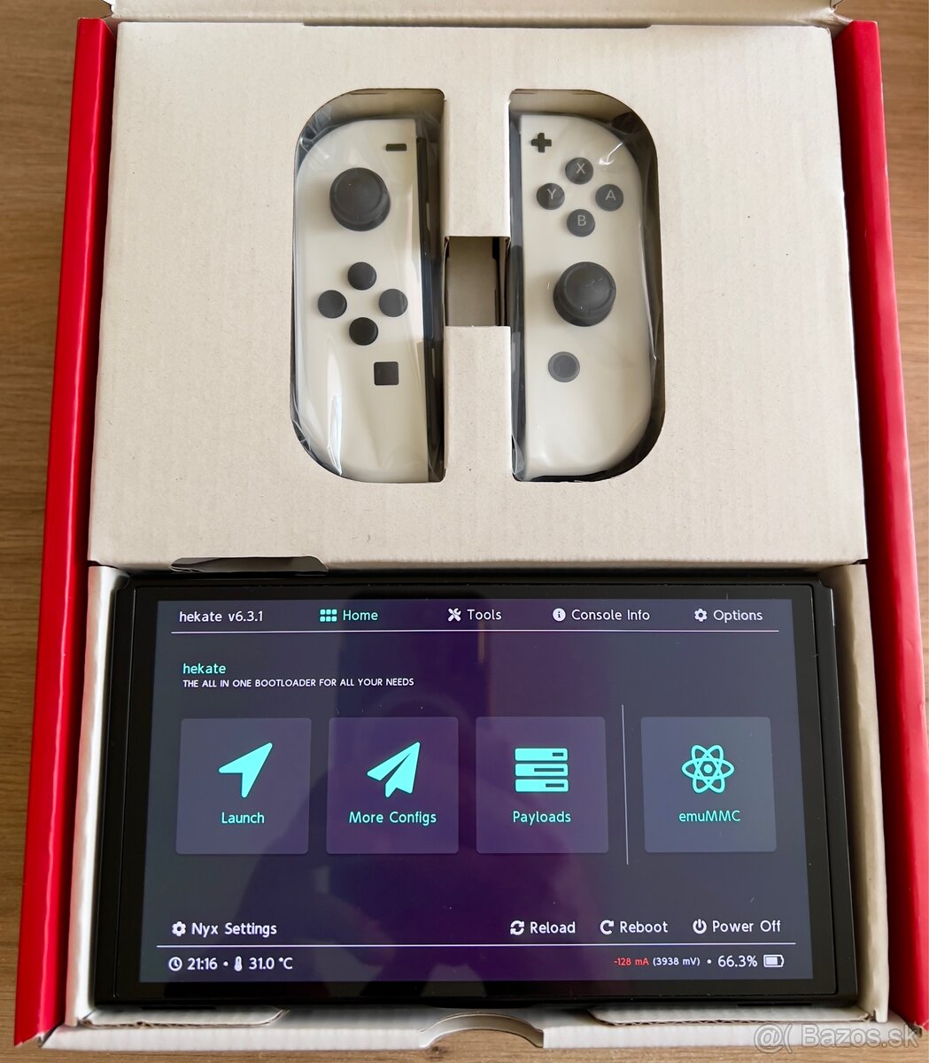 Nintendo Switch OLED AMS CFW