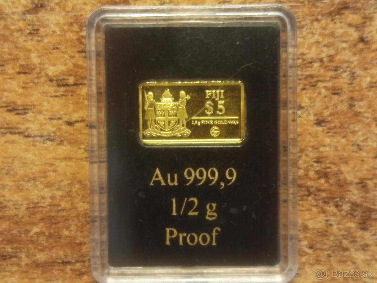 Brandenburgská brána 2017 1/2g PROOF – Investičné zlato Fiji