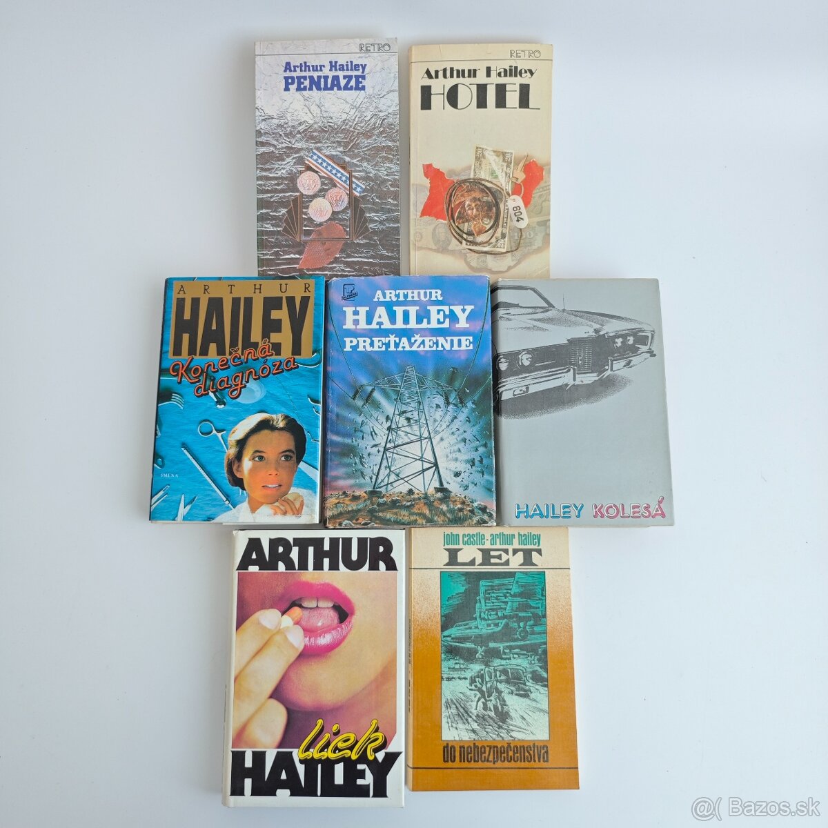Arthur Hailey (Zbierka 7 kníh za 6€)