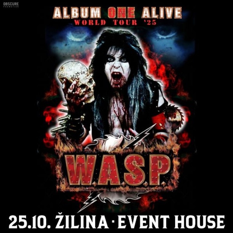 Predám 2x lístky na W.A.S.P do žiliny