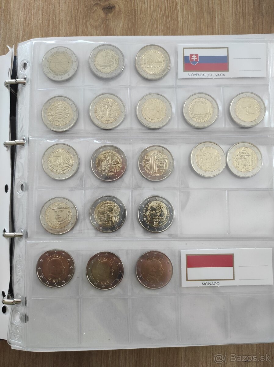 2 € pamätné mince unc