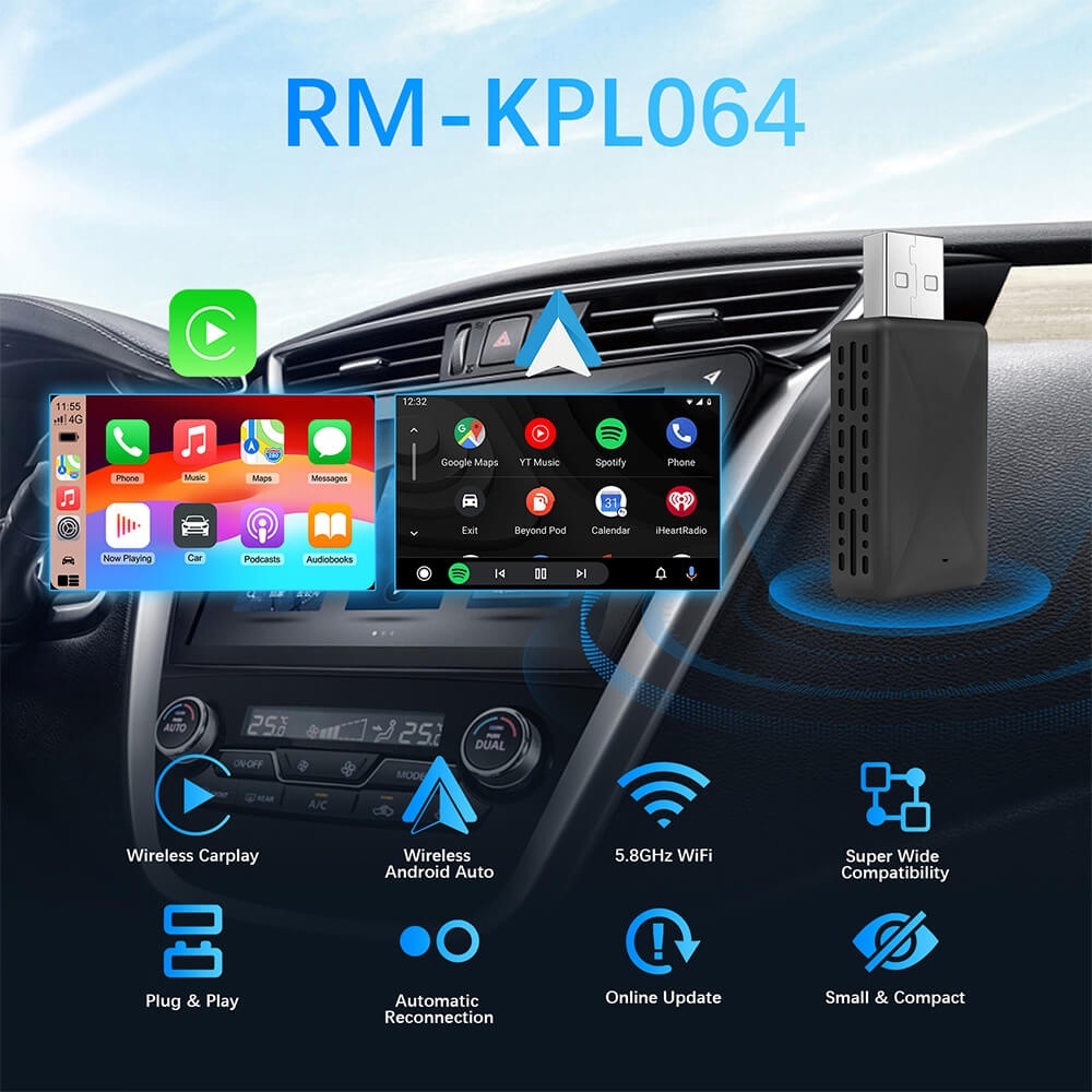 Bezdrôtový adaptér Mini Wireless CarPlay USB