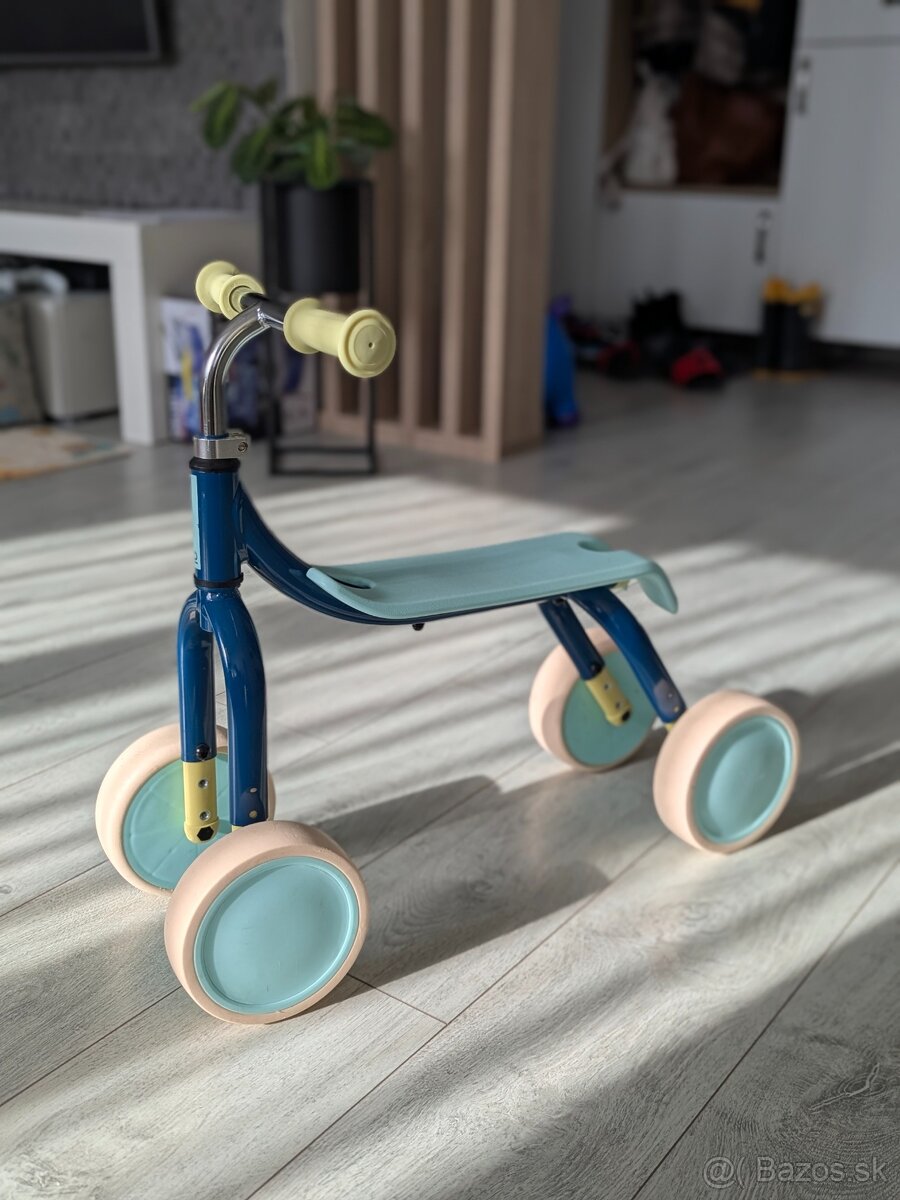 Detské odrážadlo 2v1 modré - BTWIN - Ako nové