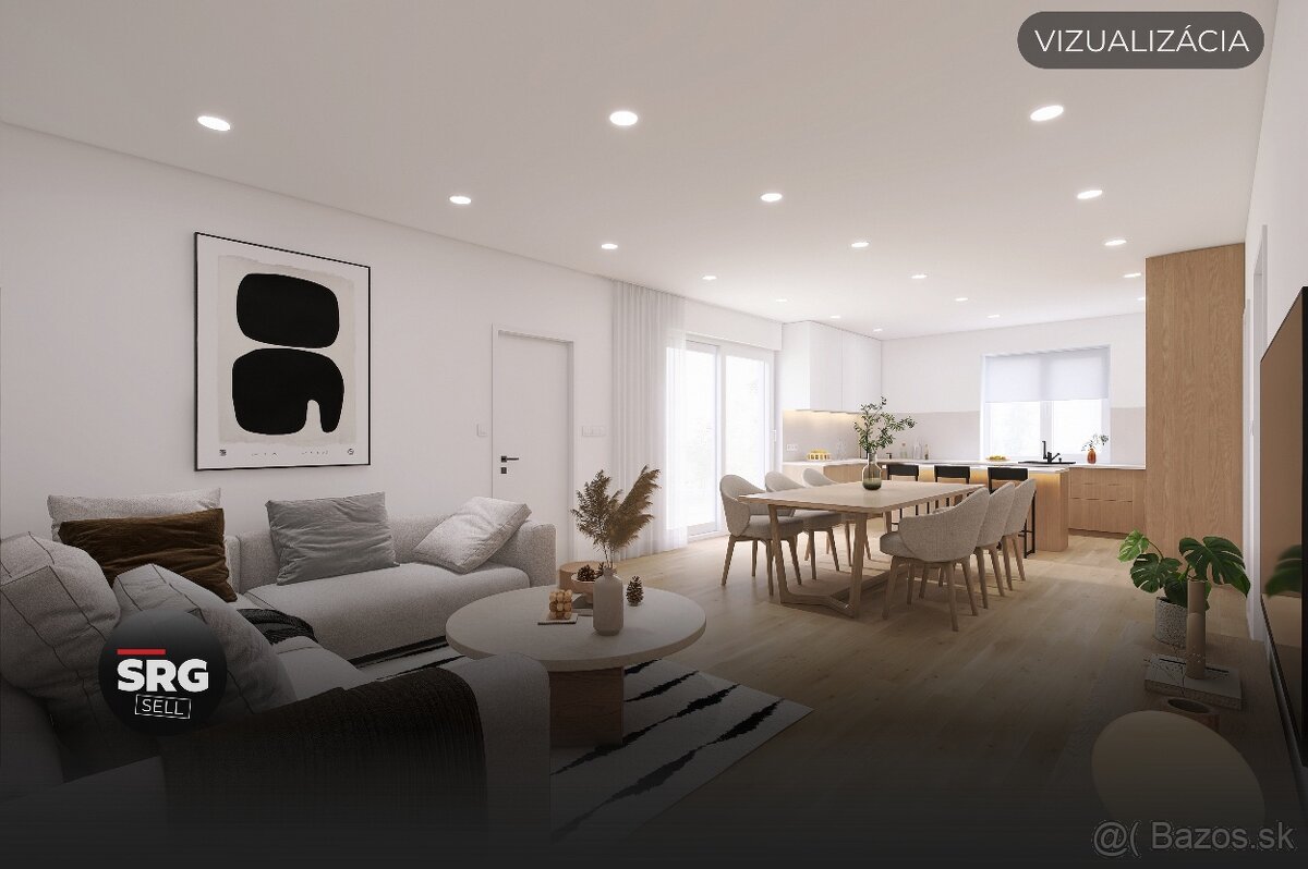 SRG | Nový 4-izbový dom s terasou a garážou | Kolárovo