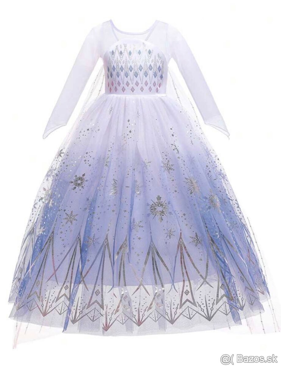 Šaty, kostým pre Elzu, frozen Nový