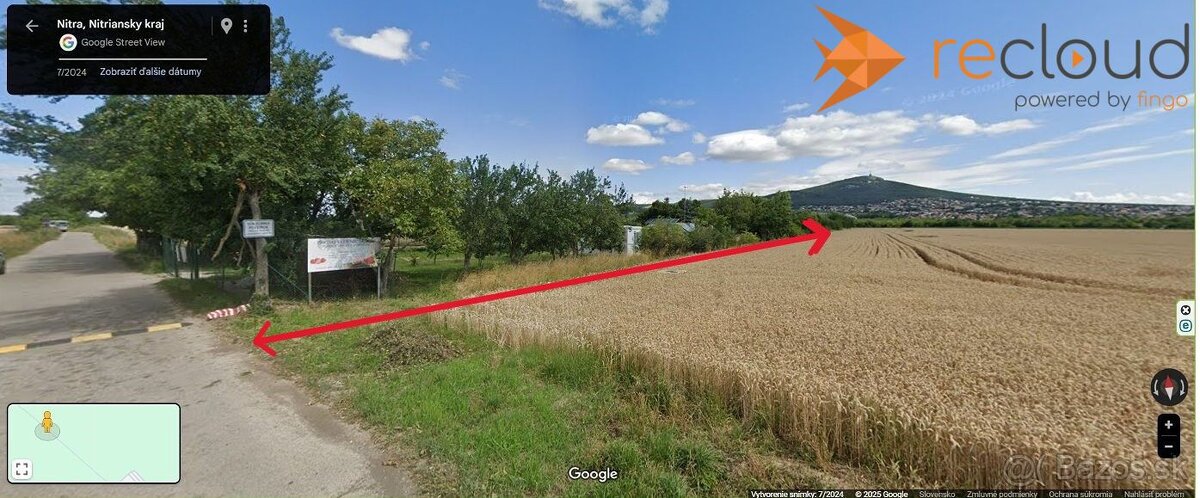 INVESTIČNÁ PRÍLEŽITOSŤ – pozemok v atraktívnej lokalite Nitr