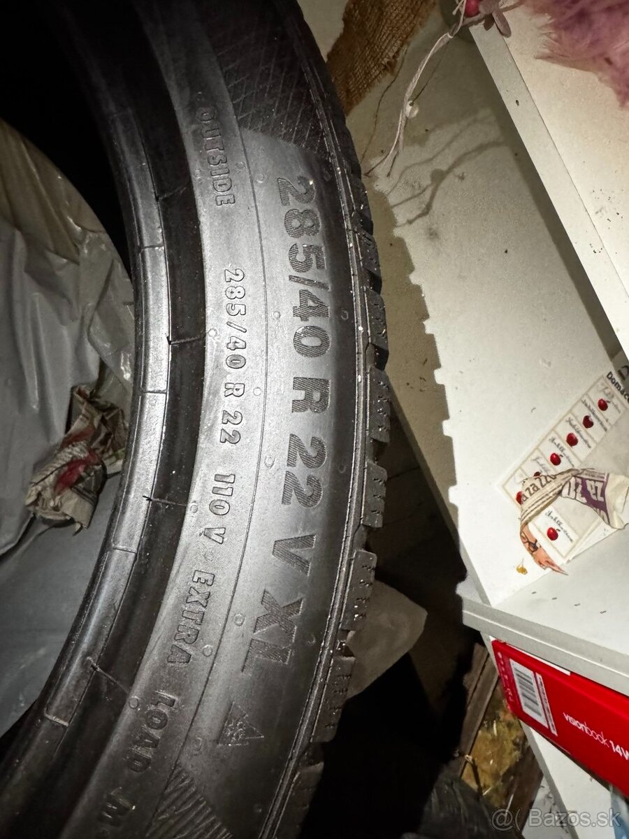 Predám následovné zimné gumy