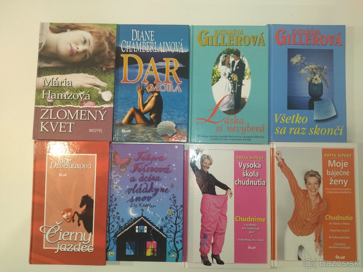 Rôzne knihy na predaj