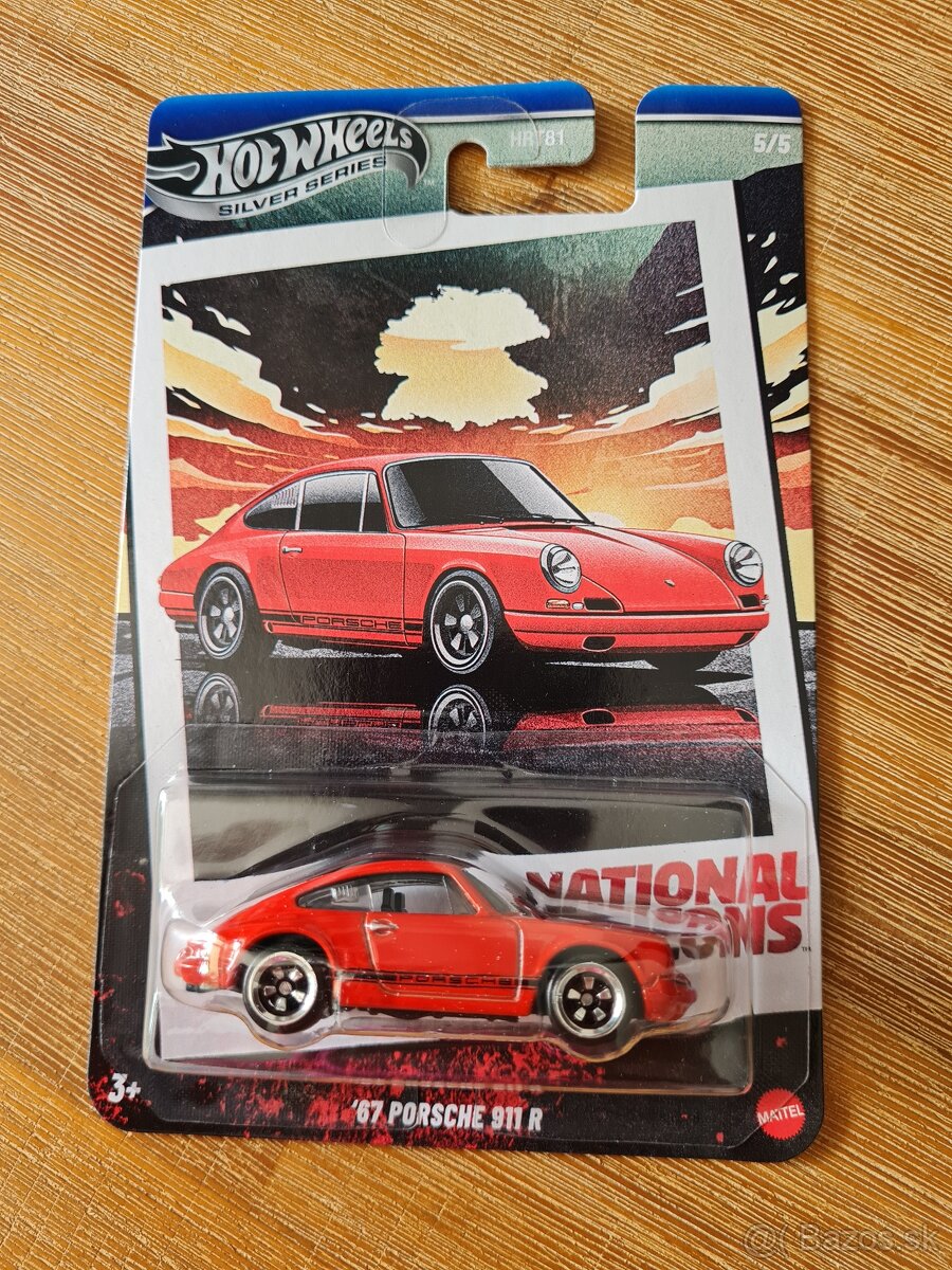 Porsche Silver National Hot Wheels