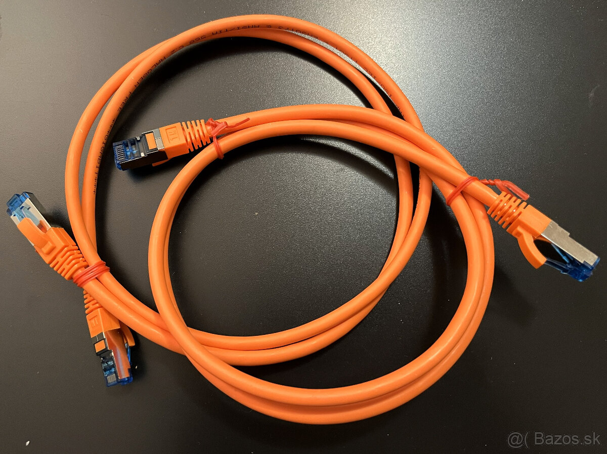 Inline ethernet patch 1m CAT6A SFTP