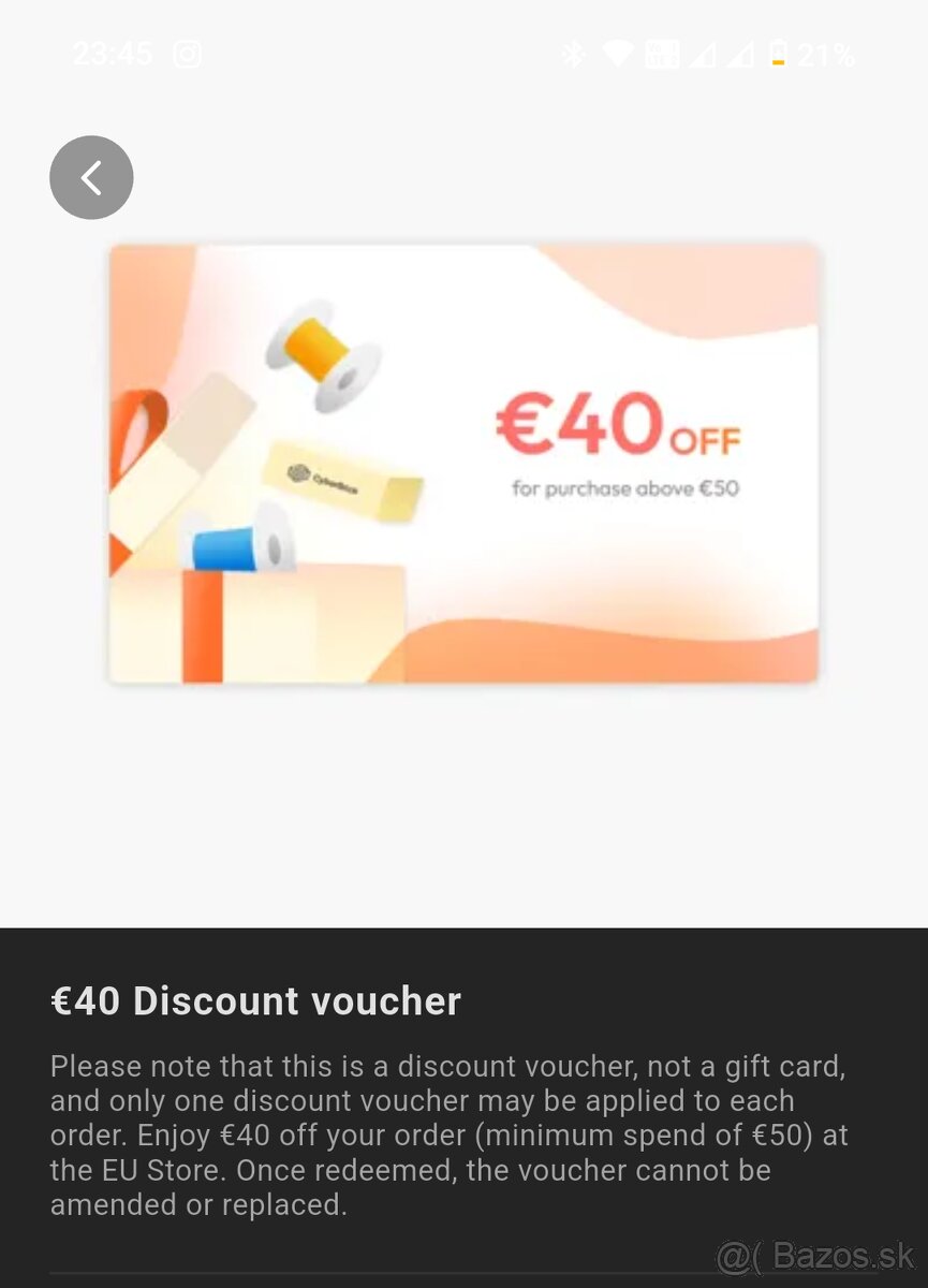 Bambulab gift card