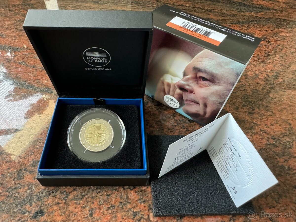 2€ Jacques Chirac PROOF