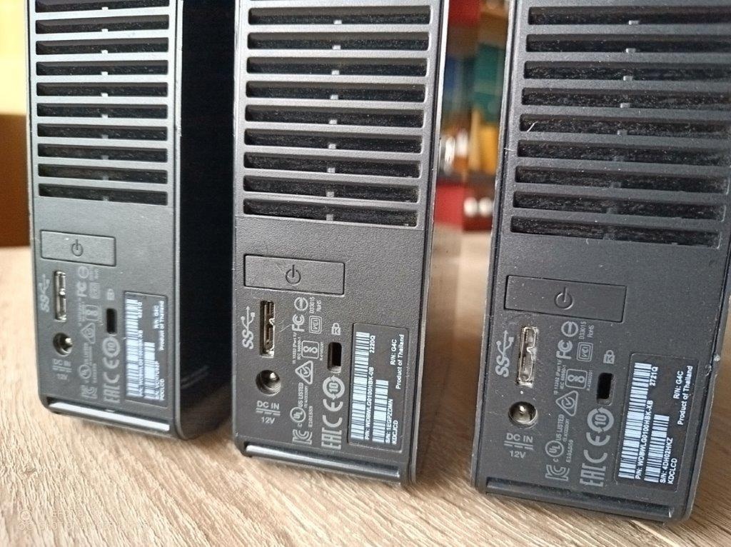 Externé HDD WD Elements 8TB, 14TB