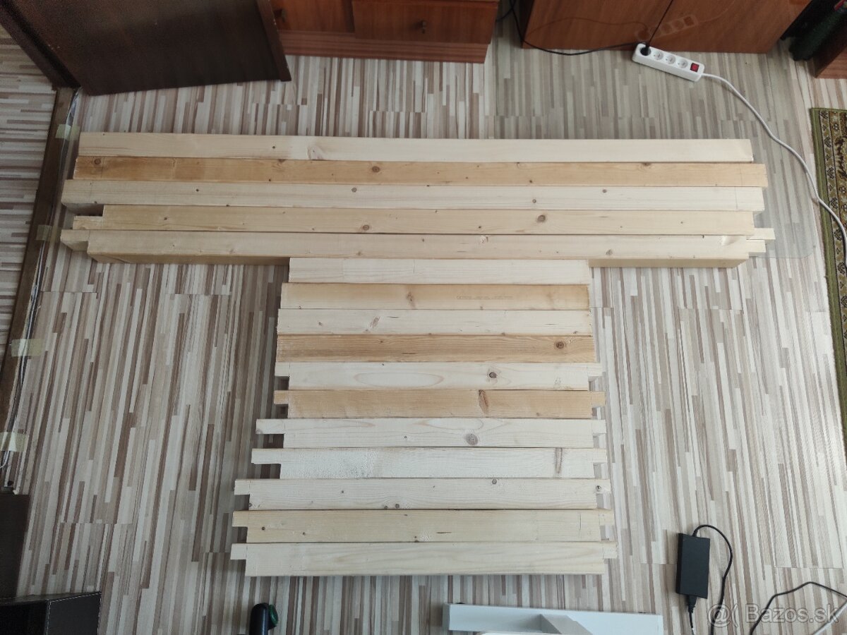 Hoblovane hranoly 80x80mm rôzne dĺžky