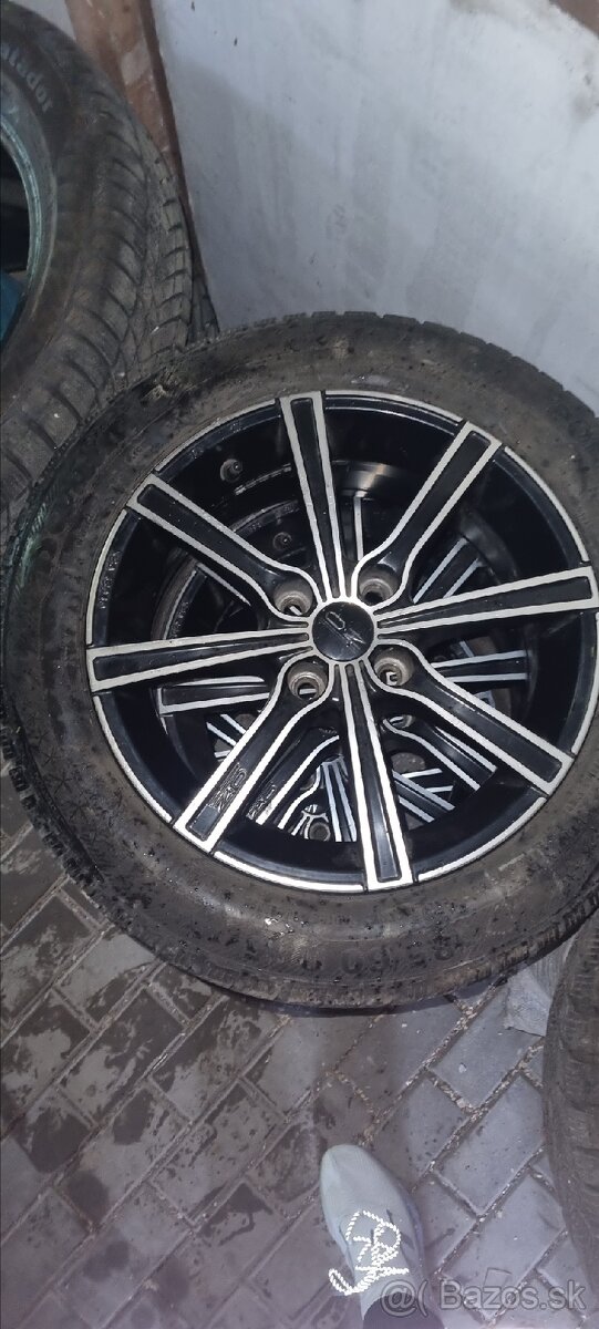 Disky 6,5x15 4x110 + pneumatiky 185/60 R15