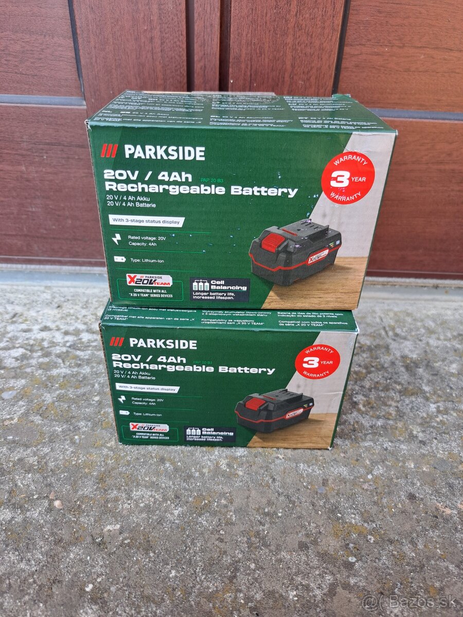 Parkside akumulátor/baterka 4ah
