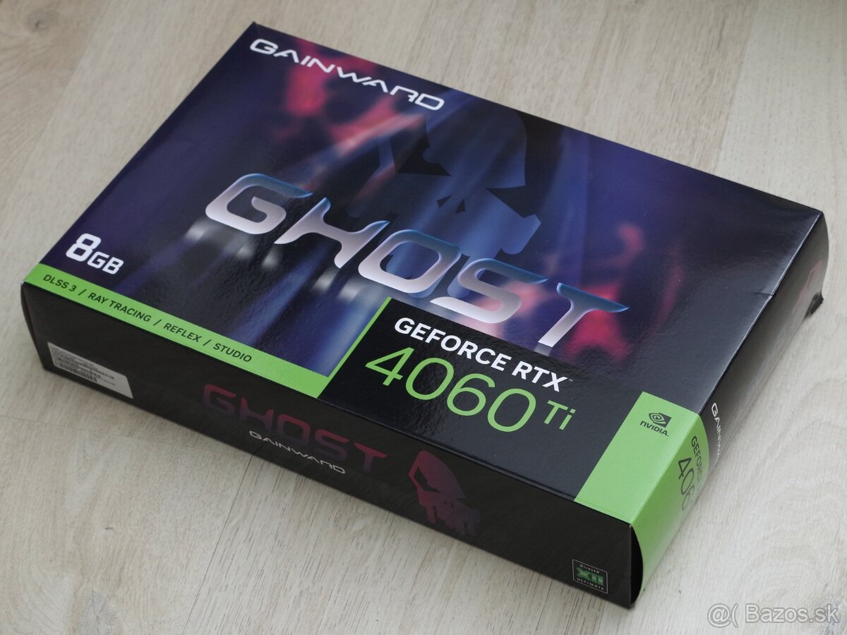 Gainward RTX 4060 Ti Ghost 8 GB, záruka do 31.8.2026