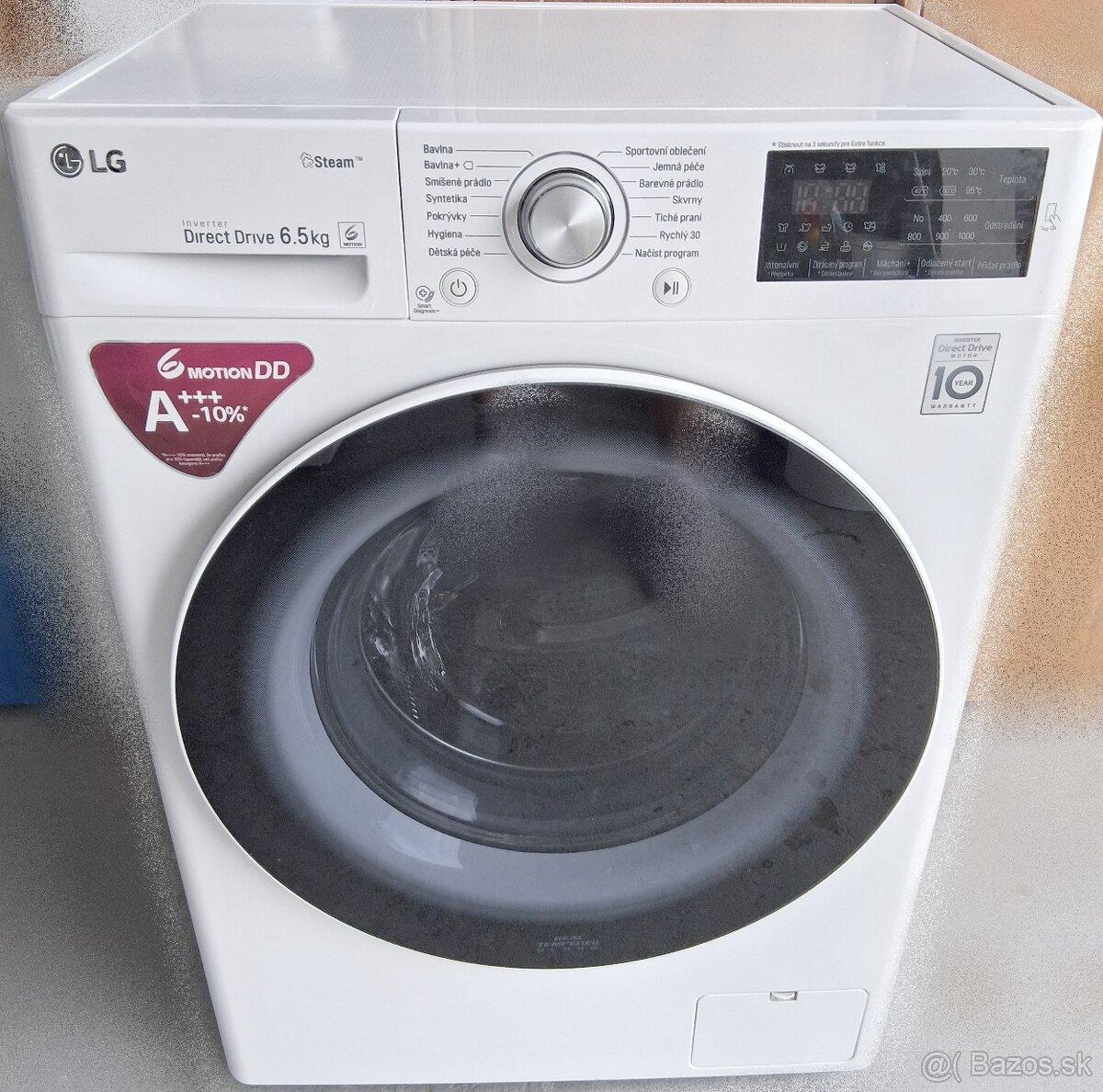 Pračka LG - 1 až 6,5Kg,Slim ka, Direct Drive, 2,5rocna
