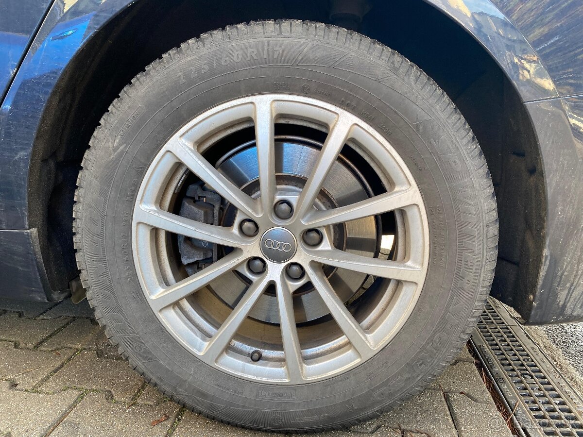 Original Audi elektróny 17' + pneu
