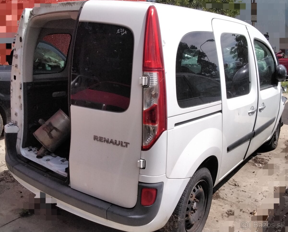 RENAULT KANGOO 1.5 dCi 2017 predám DVERE, MOTOR K9KE6