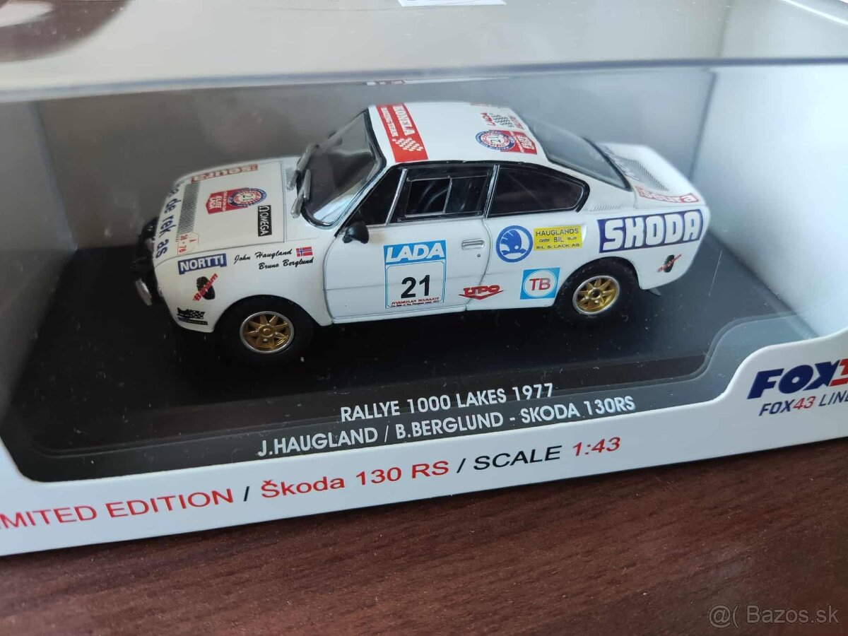 Skoda 130RS 1000 Lakes 1977 1:43