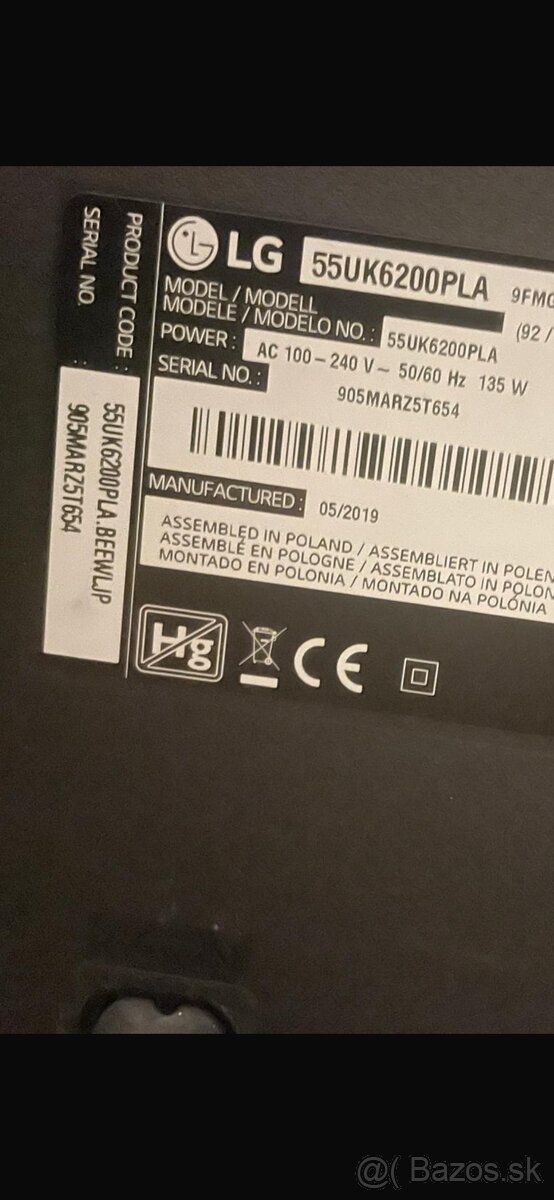 LG 55UK6200PLA