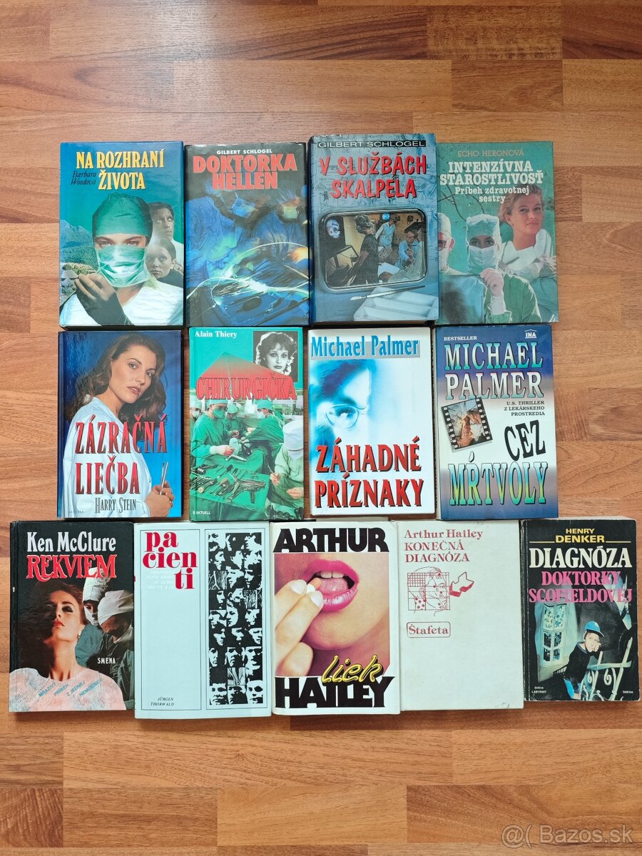 Trilery z lekárskeho prostredia (11 kníh za 8€)