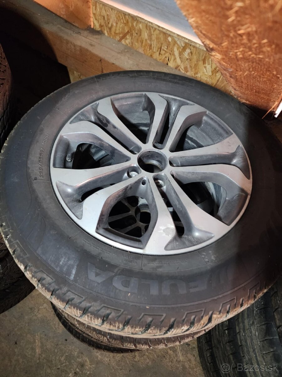 Predám elektróny s pneumatikami na mercedes