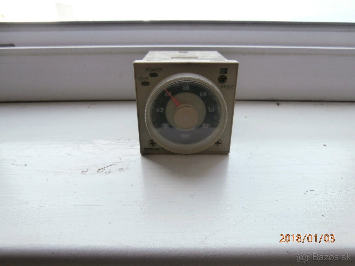 Časové rele OMRON,SCHRACK,LOVATO.