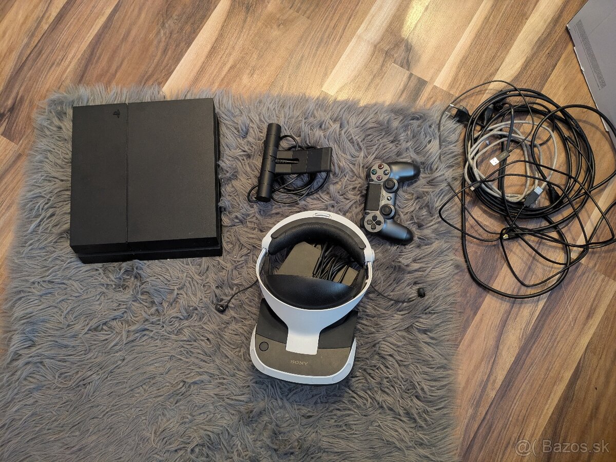 Predám PS4 +virtuálnu realitu