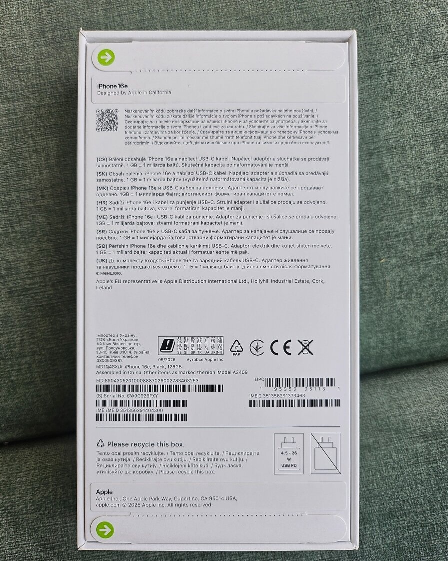 Apple iphone 16e 128gb