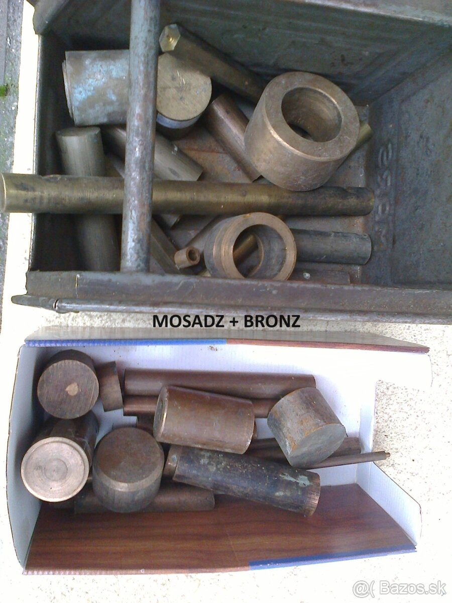 Mosadz a bronz - odrezky