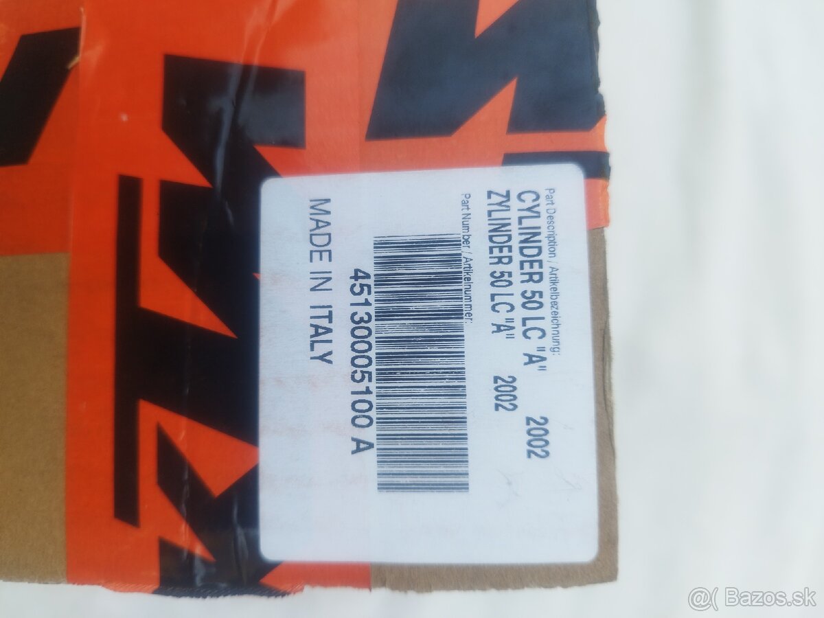 Valec,piest KTM SX 50