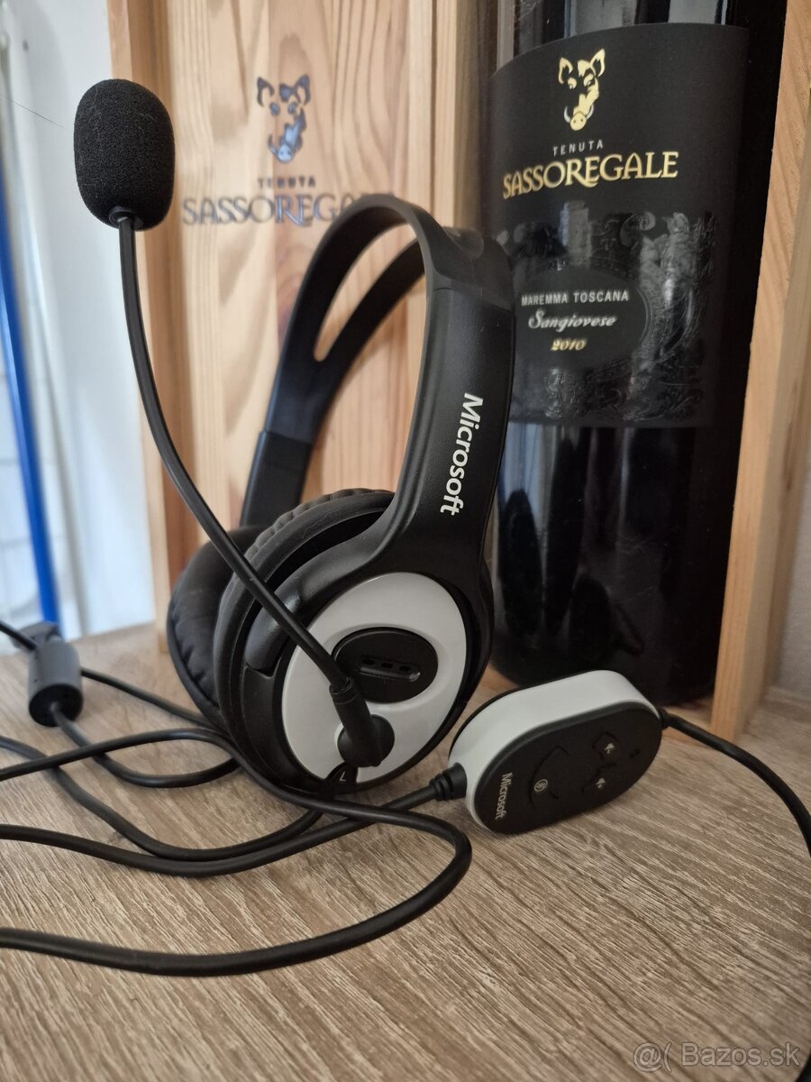 Microsoft LifeChat LX-3000 USB headset s mikrofónom