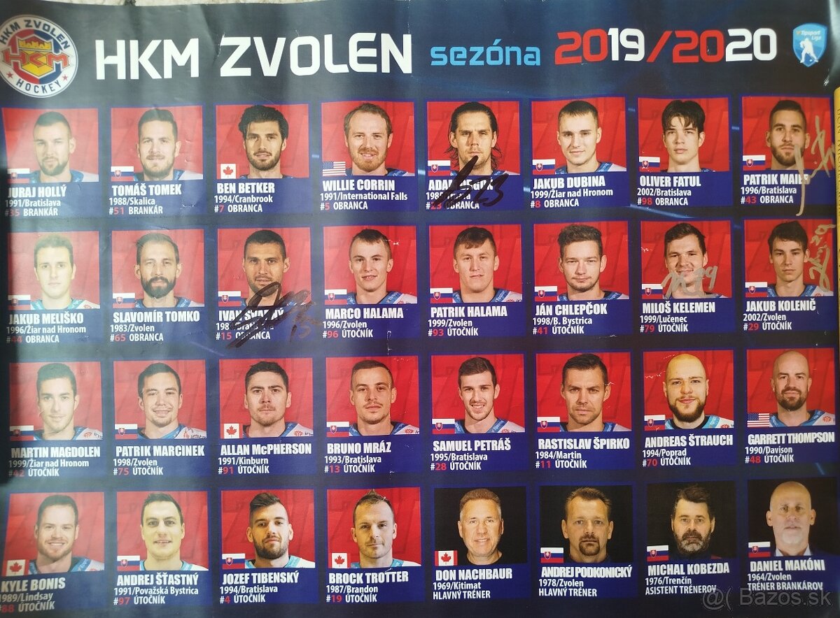 Plagát HKM Zvolen 2019/2020