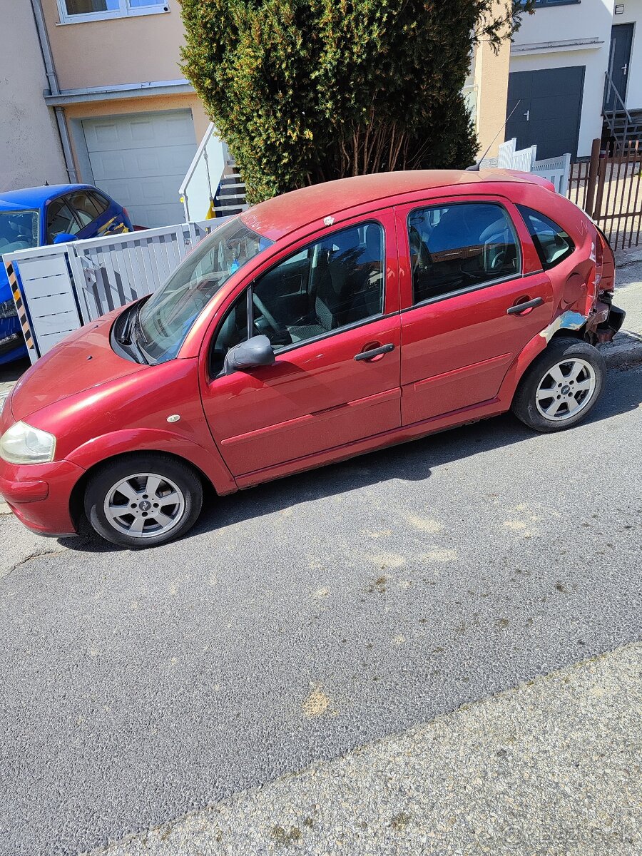 Citroen C3, havarované,r.v.2009,149062km