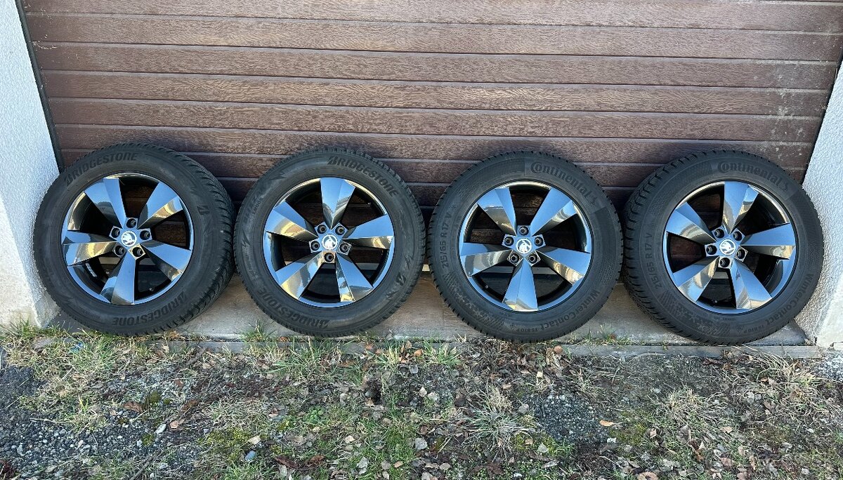 Alu originál škoda nanuq 5x112 R17
