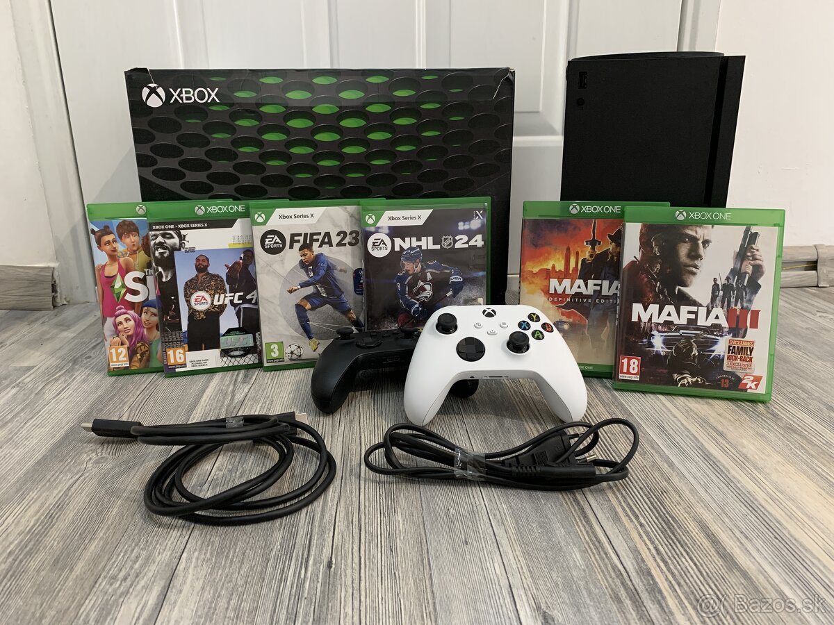 Xbox Series X 1TB + 2 ovládače + 3hry
