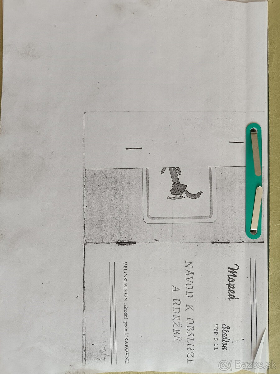 Návod na obsluhu a údržbu -moped Stadion